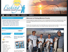 Tablet Screenshot of fishingmonroecounty.com